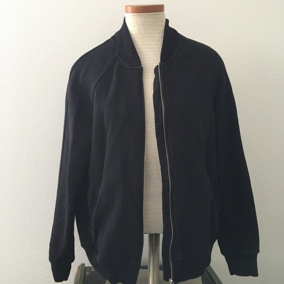 Wilfred Free Black Zip-up with Skeleton Design - Picture 4 of 7